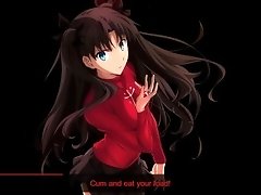 Hentai Anime JOI - Rin Tohsaka (FemDom, 2 Endings)