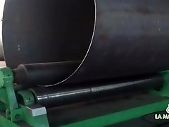 Amazing Biggest Steel Bending Machine At Work, Fast Extreme Large Plate Rol