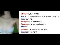 Gianna masturbates and shows her tits on Omegle