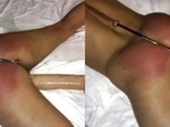 Screaming pain during anal and a facefuck