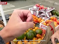 LETSDOEIT - Latina goes from selling fruits to selling Pussy