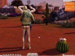 'The Sims 4: Hot sex in the desert storm'