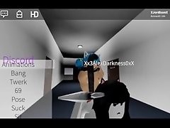 Fucking a kitty kat in Roblox!!