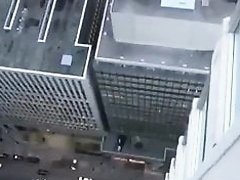 Public skyscraper headjob