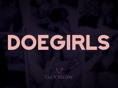 'DOEGIRLS - Hot MILF Alex Coal Fingers And Rubs Her Hairy Pussy'