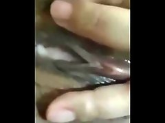My sexy Indonesia mocha wife masturbating