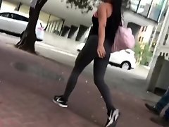 Hot Asian Candid - Legging Booty - Part 2