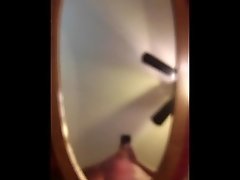 Cum on mirror