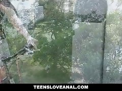 TeensLoveAnal - Teen Ass Fucked On Bike