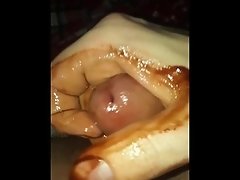 Masturbating With Chocolate Syrup