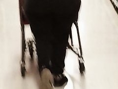 Big booty Granny ShopRite worker in jeans part 2