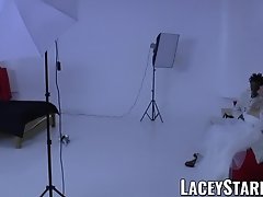 LACEYSTARR - Granny bride fed with cum after BBC pounding
