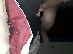 Sucking cock ending with some panty slide riding