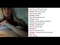 Girl teases with tits on Omegle