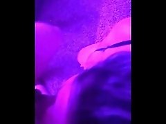Purple Haired Slut Loves to Deep Throat Her Daddy’s Cock