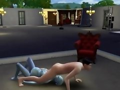 Pregnant asari sex (Sims 4)