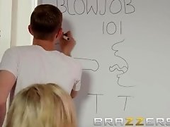 Slutty Classroom Whore Sucks A Dick - Brazzers