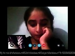 paki horny instagram girl on Skype with her new horny bf 32