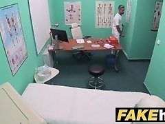 Fake Hospital Toilet room blowjob and fucking with big boobs euro patient