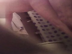 Fuck and masturbate my wife in bathroom