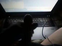 Trans Girl cums on webcam  Amateur Trans