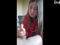 SISTER MEASURES MY COCK WITH HER MOUTH AND I CUM IN HER MOUTH - DICKFORLILY