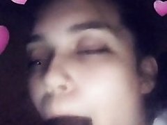 young sexy latina mami sucking BBC for snapchat