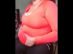 BBW softiebaby heavy cream chug (belly expansion)