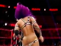Sasha Banks Juicy Ass (Wardrobe Malfunction)