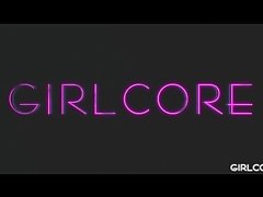 GIRLCORE Aerobics Class Leads to Lesbian Squirting Orgy!