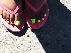 Sparkle Debose Neon Toes