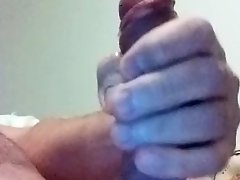 Very horny Norwegian man loves stroking my big cock for you