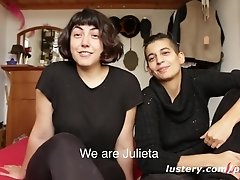 Amateur Lesbians Talk Sex then Demonstrate!