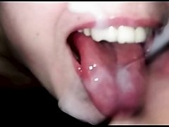 Close up cumshot