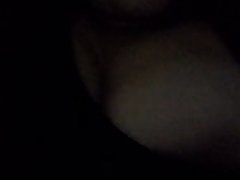 Girlfriend oils big tits up