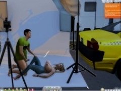 'The Sims 4:Outdoor sports car passion sex'