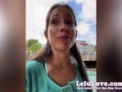 'Queefing a big creampie from my freshly fucked pussy, asshole puckers, pussy farting closeup, eating junk food - Lelu Love'