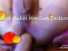 Big Cock Makes Him Cum Instantly