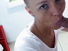 Daughter Gets Hot Creampie From her Not Dad in Kitchen
