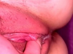 Babygirl pussy filled with cum.