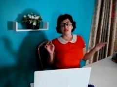 'SEXRETARY Secretary masturbates her pussy Camera in office'
